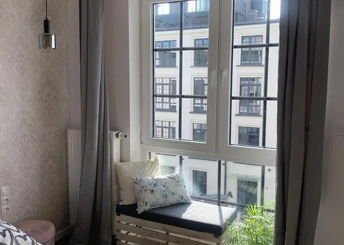 Stylowy Apartament Przy Manufakturze W Samym Centrum Lodzi